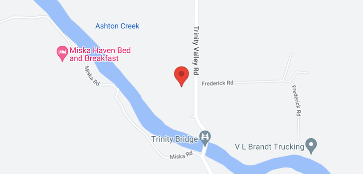 map of 3794 Trinity Valley Road